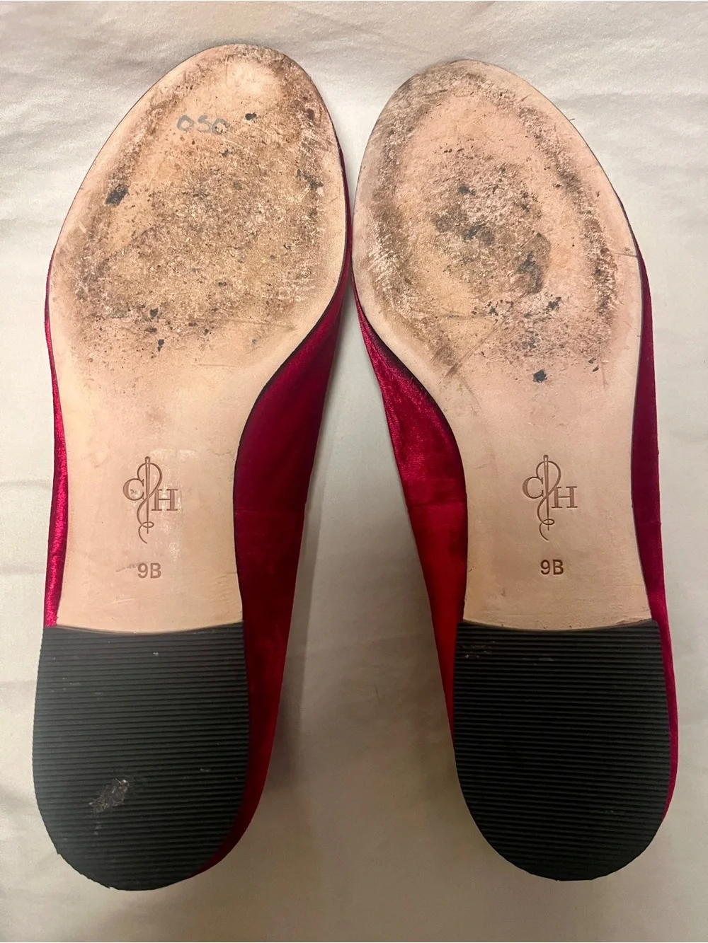 Cole Haan | Red Velvet Smoking Slipper Loafers | Size 9 | VTG | Pre-Owned